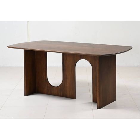 Tavolo da pranzo shelty rettangolare 90x180 cm, 6 posti, marrone - Atmosphera créateur d'intérieur (1/4)
