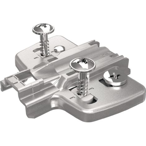 Plaque à visser avec tenon pour charnière invisible SENSYS ET INTERMAT- 1.5 mm - HETTICH