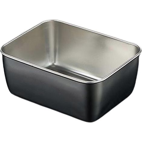 Assiettes de table empilables en acier inoxydable pour la préparation de repas à l'hôtel ou à la maison-Small (1/5)