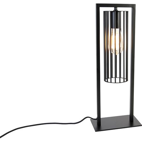 Schicke moderne Tischleuchte schwarz inkl. Wifi ST64 - Balenco Wazo