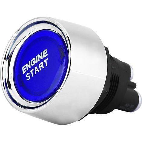12V-24V 50A Motorstartschalter, Druckknopfzündung mit blauer LED für Autos (1/5)