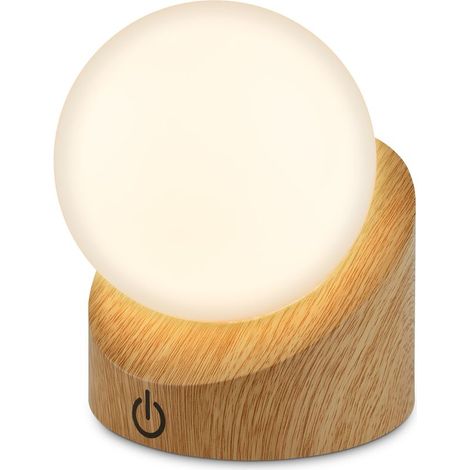 Mini LED Tischlampe kabellos IP54 Tischleuchte Akku Aussen/Innen Dimmbar Touch