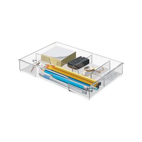 Schubladeneinsatz Schubladenboxen Plus WOW 245 x 33 x 165 mm (B x H x T) Kunststoff glasklar (1/2)