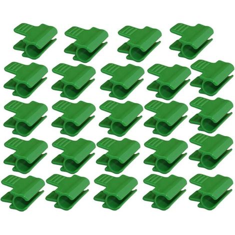 Lot de 24 clips en plastique ABS pour serre – Fixation bâches diamètre 11 mm – Résistants au froid et à l'usure – Prise en main facile (1/5)