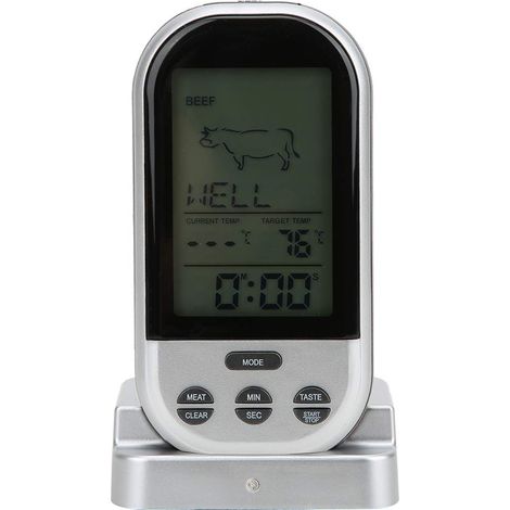 Thermomètre pour barbecue alimentaire avec sonde la cuisson de viande accessoires cuisine maison (1/5)