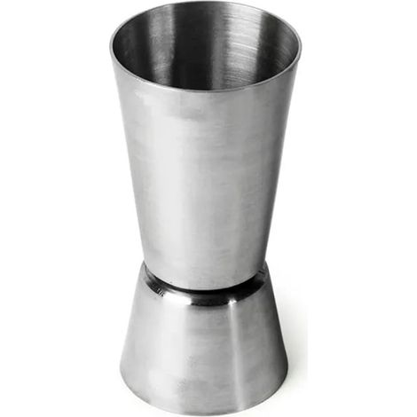 Jigger Cocktail Acier Inoxydable 30/50 ml - Doseur Précis pour Barman Professionnel et Maison, Robuste, Polie, Compact 88 mm 54 g Durable et Facile à Nettoyer (1/4)