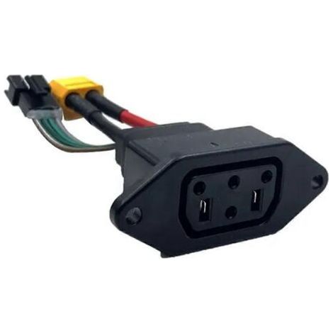 Super Soco Lithium-Akku-Ladebuchse, Vierkantstiftstecker-A (1/5)