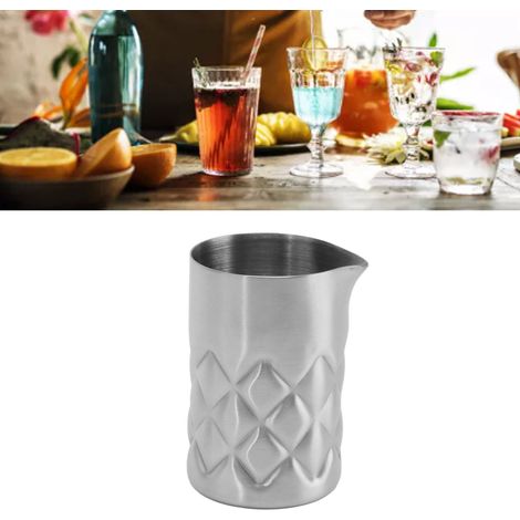 Cocktailgläser aus Edelstahl 304 mit integriertem Messbecher, Latte-Art-Gläser und abgestufte Bargläser (1/5)