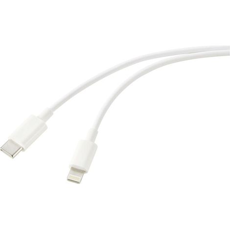 Trywise Câble USB USB 2.0 USB-C® mâle, Connecteur Lightning 2.00 m blanc (nacré) RF-5724080 C857172 (1/4)