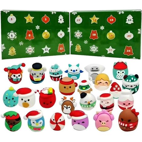 Calendrier de l'Avent de 24 jours avec figurines miniatures - Cadeau (1/5)