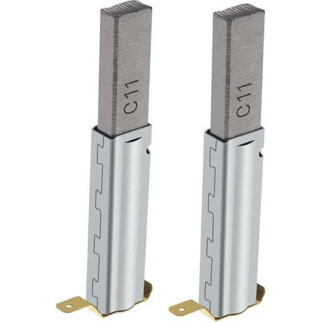 Set mit 2 Ersatzkohlebürsten, kompatibel mit 30/60/70/80/90L Industriesaugern – Abmessungen 11 x 6 x 29 mm, Staubsaugerzubehör