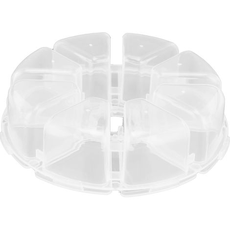 Boîte de rangement transparente en plastique à compartiments multiples pour perles et bijoux faits main, coffret de tri réutilisable. (1/5)
