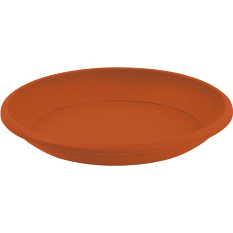 Soucoupe Osaka Ø 30 cm pour pot Osaka Ø 40 cm - Orange terre battue - Eda