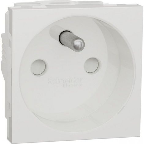 Base de enchufe schuko 2P+TT F polar SCHNEIDER NU303918E