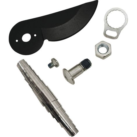 Kit lame, écrou, boulon et ressort pour sécateur P90 (1001530) (1/4)