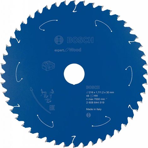 Lame de scie circulaire Bosch expert 216 mm carbure 48 dents