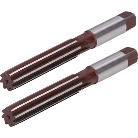 2 Handreibahlen, 6 Schneiden, 19 mm, 9SiCr, Bohrwerkzeug-Set für Kunststoff, Holz und Metall (1/5)