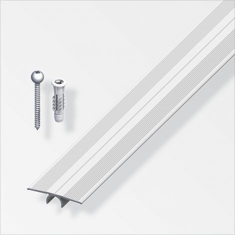ALFER - 1mt - PROFILO DI COMPENSAZIONE LIVELLO IN ALLUMINIO ANODIZZATO - 33X900MM - COLORE ARGENTO