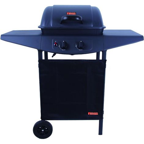 Sandrigarden Barbecue Argentina 2 Fuochi a Gas Acciaio 5kw (1/4)