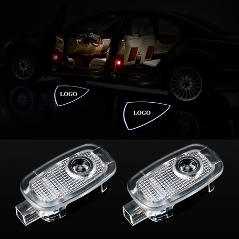 (Pour le logo Maybach) Projecteurs LED pour éclairage de portières Maybach, éclairage d'accueil compatible avec les modèles Maybach W221, W447, W216, CL550, CL600, CL63, CL65 et CL.