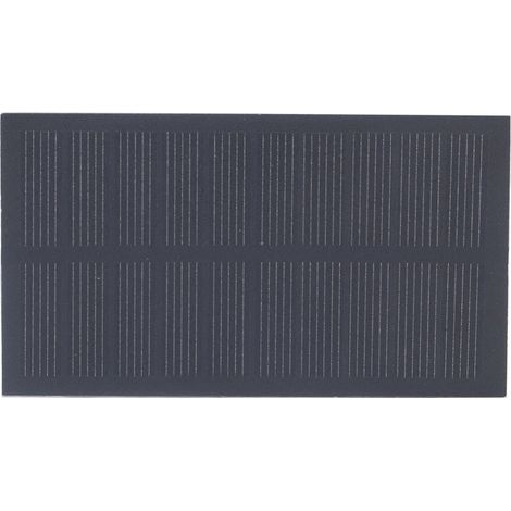 Petit panneau solaire monocristallin portable en silicium pour batteries 3,7 V, charge 1 W 5 V (1/5)