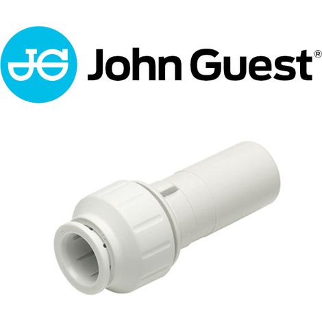 John Guest Speedfit Kunststoff-Steckfitting, Einsteck-Reduzier-Verbinder, PEM062215W, für Rohr 22 x 15mm