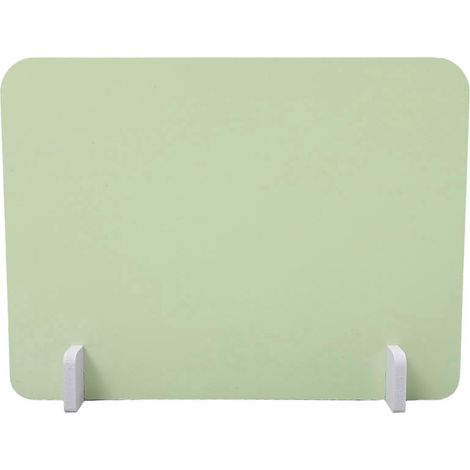 Ensemble de cloison de bureau avec écran de protection contre les éternuements pour étudiants-39.70X29.80X7.00CM-Light Green
