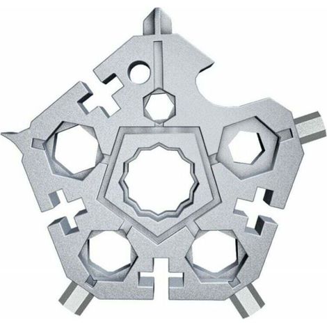 Snowflake Multitool Gifts for Men 23 en 1 Multi Tool Accessoires en acier inoxydable Cadeau de gadget idéal