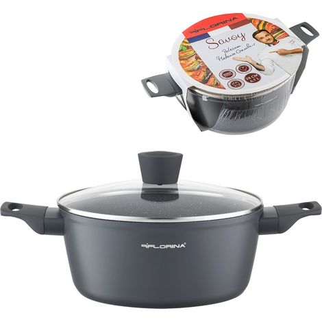 Maceta Florina Savoy de aluminio de Mateusz Gessler 28 cm 6,5 l (1/5)