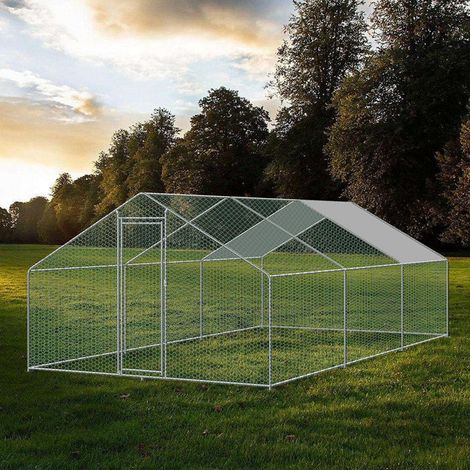 Metal Poultry or Animal Run 25mm - L300 x W300 x 200 cm