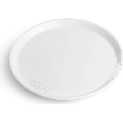 Assiettes à Dessert en Porcelaine Ø 20cm Lot de 2, résistante aux Rayures, pour Une Utilisation en extérieur, Fond renforcé, Passe au Lave-Vaisselle Blanc (1/5)