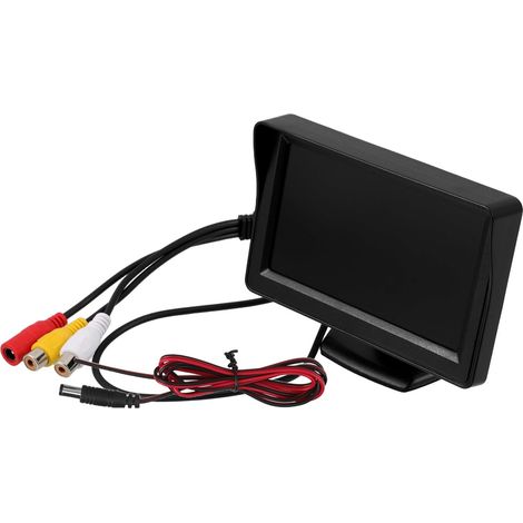 Écran D'affichage du Moniteur de Caméra de Recul pour Voiture, Installation Facile, Matériau Plastique et Verre, Améliore la Sécurité en Conduite (1/5)