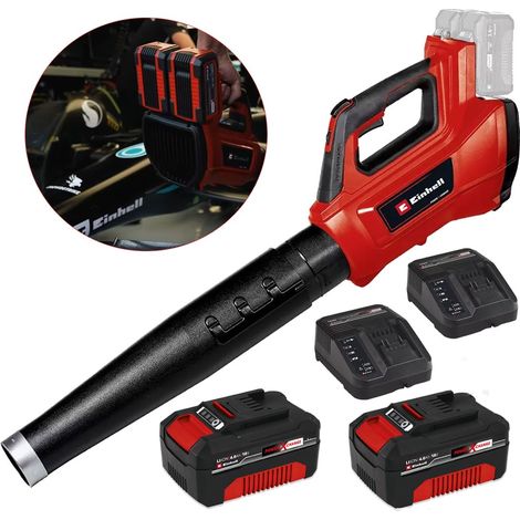 Einhell 3433620 36v Cordless Leaf Blower GE-LB Li Power + X2 4AH Battery Kit (1/5)