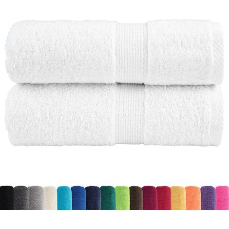 Serviettes d'invité de qualité supérieure SOLUND 2 pcs blanc