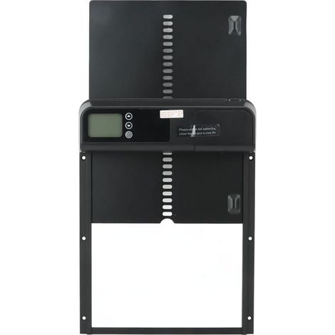Eosnow,Porte automatique de poulailler avec minuterie en alliage d'aluminium IP45 affichage LED étanche ouvre-porte automatique de poulet alimenté par batterie pour la ferme (1/5)