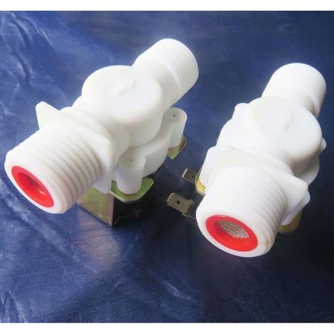 12v G1/2 Solenoide Electrovanne Soupape Dadmission Normalement Ferme Pour Air Eau - 2pcs