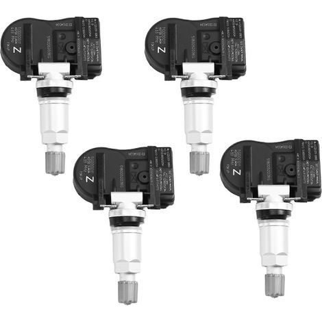 Quatre capteurs de pression de pneus 433 MHz, numéros de modèle 407003JA0A et 407003JA0B, compatibles avec JX35, Q60, QX60, Altima et Murano (modèles 2013-2020). (1/5)