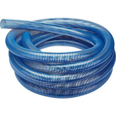 Draper 2-Ply PVC Suction Hose (10m x 50mm/2-inch) – Solid Wall, Heavy-Duty Water and Liquid Transfer Hose (1/5)
