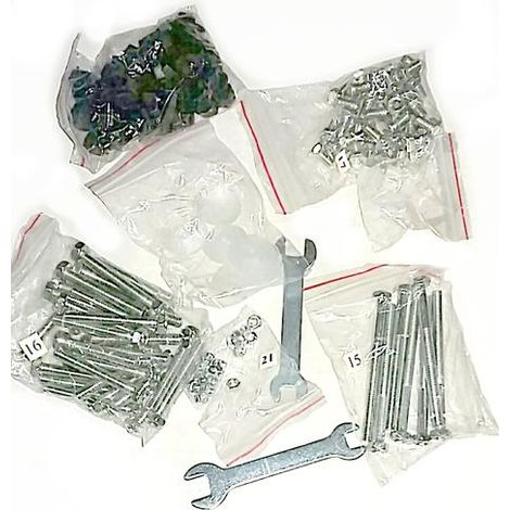 RICAMBIO PAPILLON - GAZEBO (95376) KIT FERRAMENTA P.14-15-16-17-18-19-20