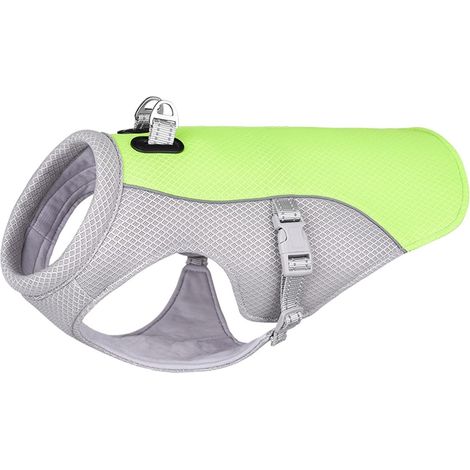 Dog harnesses,Dog Vest , Coat for dogs,dogs jacket,Safety Reflective Vest for Dogs Walking Outdoors,Dog Harness Coats (Small, Green) (1/5)