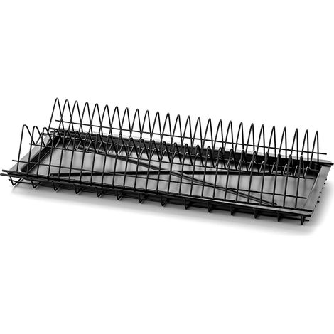 ASCIUGACAPELLI PIEGHEVOLE DA 60 CM CON SUPPORTO NERO -MET
