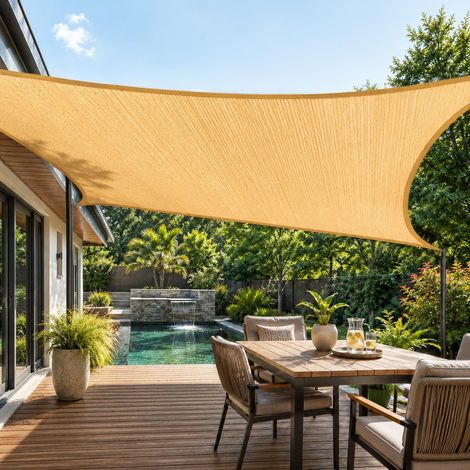 Filet d'ombrage 80% UV 1x3m, Toile Anti Chaleur HDPE pour Jardin, terrasse  Protection solaire 80%, effet anti chaleur, filet HDPE respirant, jardin terrasse pergola serre, installation facile (1/5)