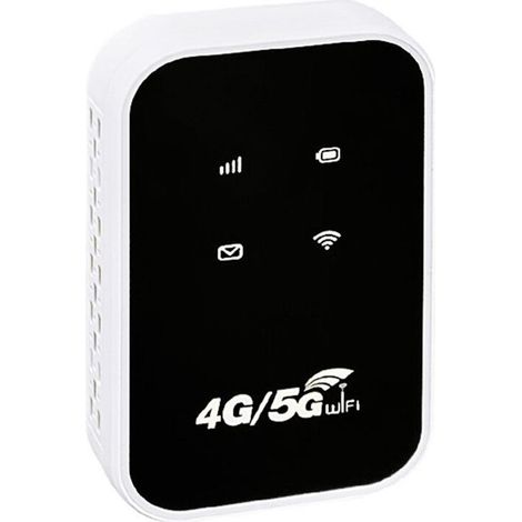 Routeur WiFi 4G Lte Hotspot Sans Fil 150 Mbps avec Emplacement pour Carte SIM Puce Modem Portable Hotspot Mobile Plug &