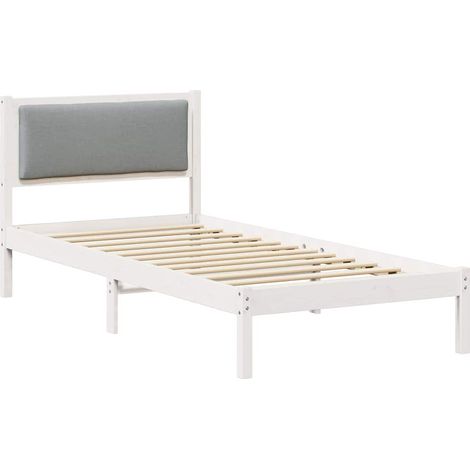 Maison Exclusive - Estructura de cama Gris Claro 90 x 200 cm Made