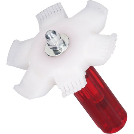 Peigne à ailettes, condenseur de climatisation, lisseur, outil de nettoyage, blanc, 2 pièces