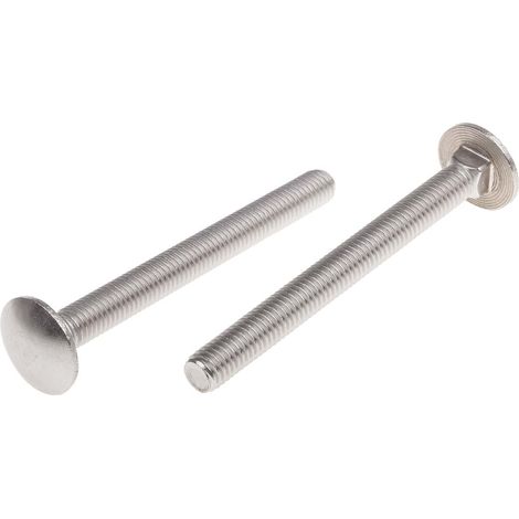 Boulon Acier Inoxydable, Brut, M8 x 80mm ( Prix pour Sachet de 50 )