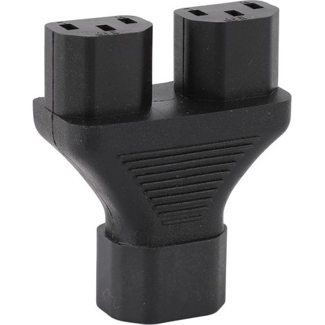 Câble adaptateur répartiteur en Y C14 vers C13 mâle-femelle, prise d'alimentation simple IEC320 (1/5)