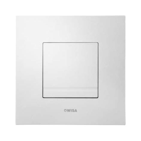 WISA XS Bedienungsplatte Delos Urinal Zinkdruckguss Weiß 8050418601