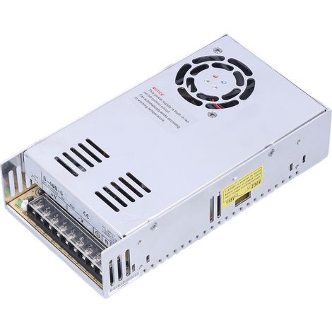 400-W-Schaltnetzteil, 5 V, 60 A, mit Klemmen, Gehäuse aus Aluminiumlegierung, 115–230 V AC Spannungswandler, S-400-5, für LEDs und Industrieanlagen (1/5)