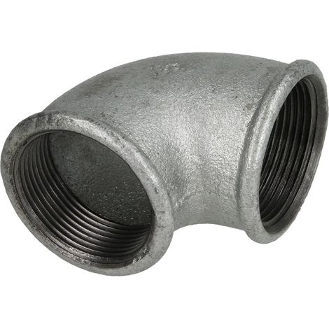 Raccord en fonte malléable coude 1 1/2’’ FF/FF